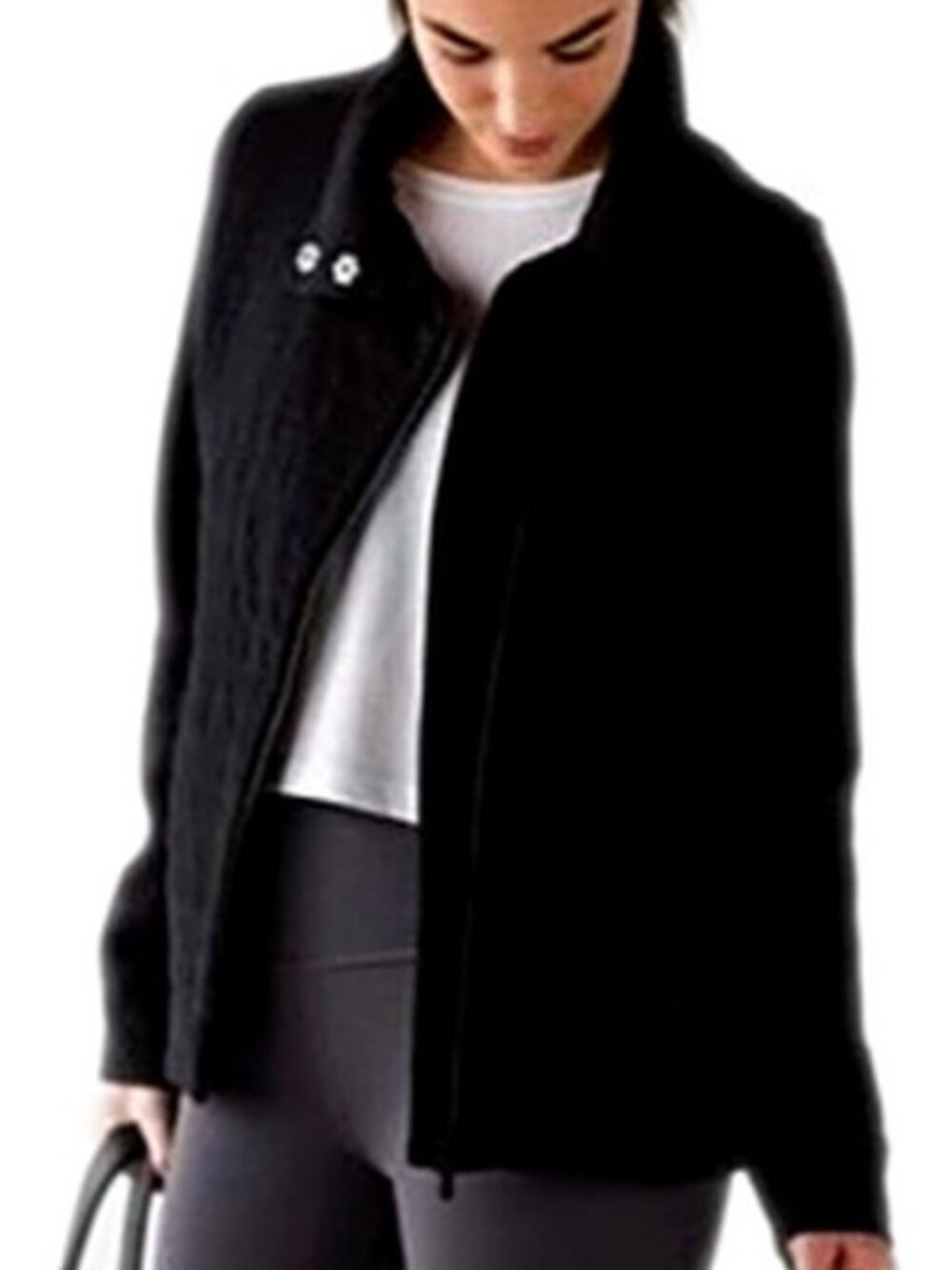 Lululemon Women’s Jacket Fleece Be True Jacket Black size 6